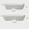 Modern Fiberglass Reception Desk - Curved Counter for Office