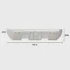 Modern Fiberglass Reception Desk - Curved Counter for Office