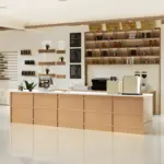 Coffee Shop Checkout Counter Vintage Industrial Style Bar