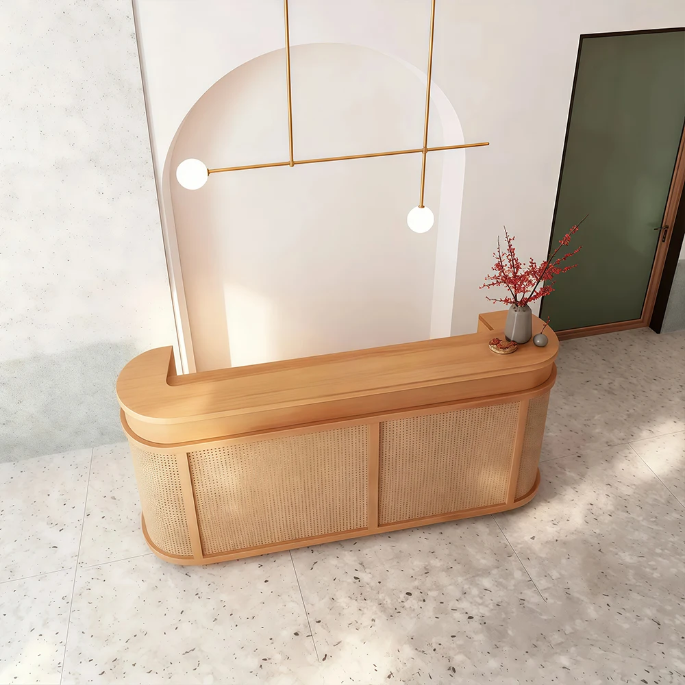 Boutique Inn Reception Desk - Tea House & Wellness Spa Counter Boutique Inn Reception Desk - Tea House & Wellness Spa Counter