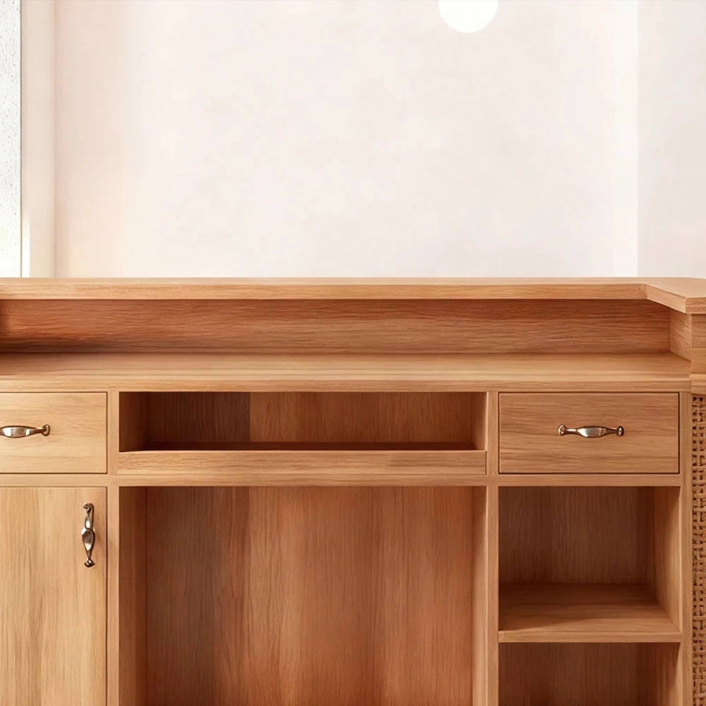 Boutique Inn Reception Desk - Tea House & Wellness Spa Counter Boutique Inn Reception Desk - Tea House & Wellness Spa Counter