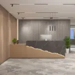 Elegant Front Desk Reception Counter