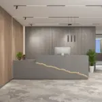 Elegant Front Desk Reception Counter