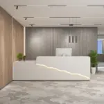 Elegant Front Desk Reception Counter