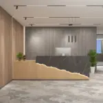 Elegant Front Desk Reception Counter