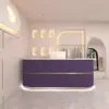 Luxury Boutique Counter - Modern Reception Desk for Salon & Apparel Store