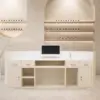 Luxury Curved Reception Desk - Salon & MedSpa Counter