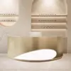 Luxury Curved Reception Desk - Salon & MedSpa Counter