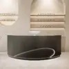 Luxury Curved Reception Desk - Salon & MedSpa Counter