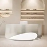 Luxury Curved Reception Desk - Salon & MedSpa Counter
