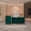 Luxury Lacquer Reception Desk - Medical Spa Clinic Counter