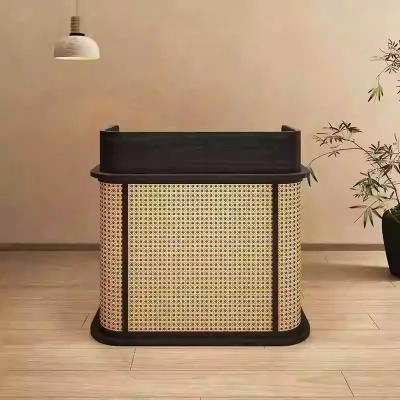 Wabi-Sabi Cashier Counter - Small Restaurant & Café Host Stand