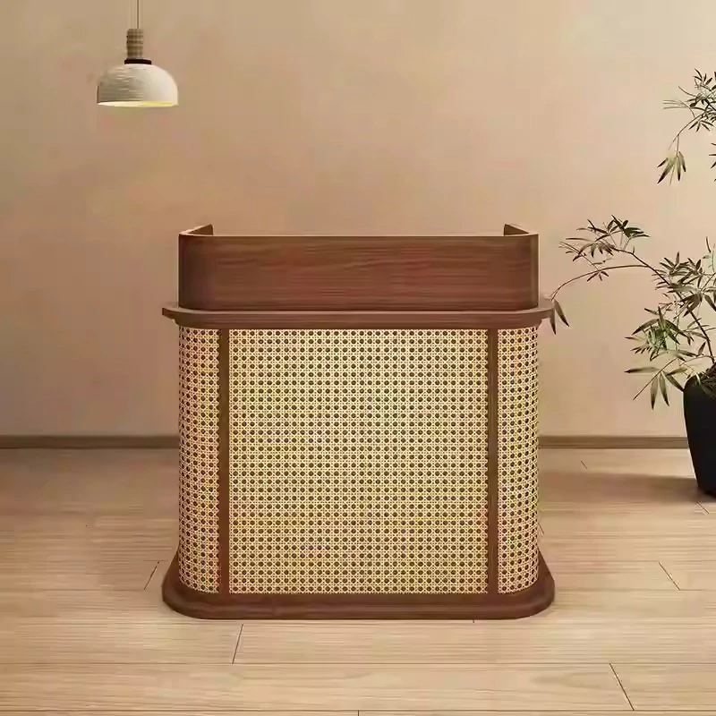 Wabi-Sabi Cashier Counter - Small Restaurant & Café Host Stand