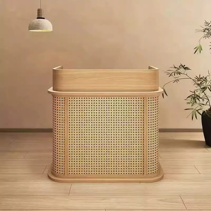 Wabi-Sabi Cashier Counter - Small Restaurant & Café Host Stand