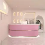 Luxury Boutique Counter - Modern Reception Desk for Salon & Apparel Store
