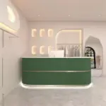 Luxury Boutique Counter - Modern Reception Desk for Salon & Apparel Store