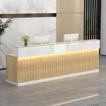 Modern Light Luxury Reception Desk - Maoters