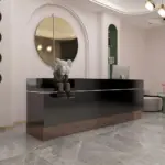 Modern And Stylish Small Reception Desk