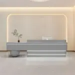 Modern Lacquer Reception Desk - Hotel & Boutique Counter