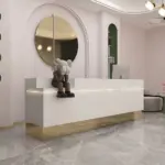 Modern And Stylish Small Reception Desk