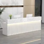 Modern Light Luxury Reception Desk - Maoters