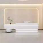 Modern Lacquer Reception Desk - Hotel & Boutique Counter