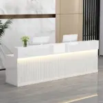 Modern Light Luxury Reception Desk - Maoters