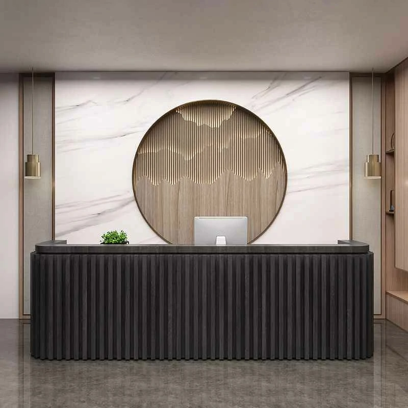 Minimalist Reception Desk - Salon & Office Counter