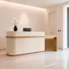 Luxury Wabi-Sabi Reception Desk - Salon & Boutique Counter Luxury Wabi-Sabi Reception Desk - Salon & Boutique Counter