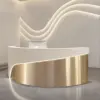 Modern Curved Reception Desk Modern Curved Reception Desk