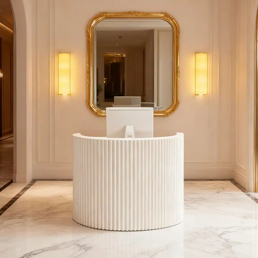Luxury Reception Counter - Boutique & Small Business Desk