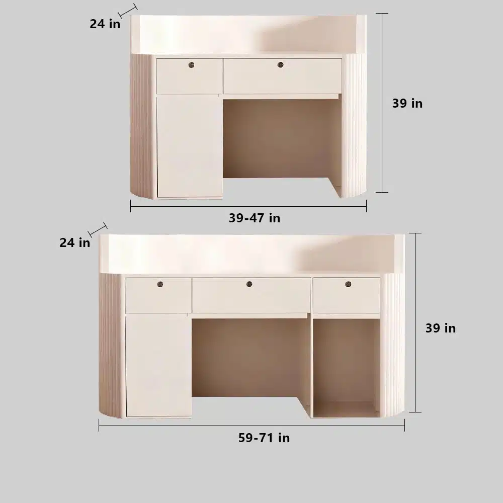 Luxury Reception Counter - Boutique & Small Business Desk
