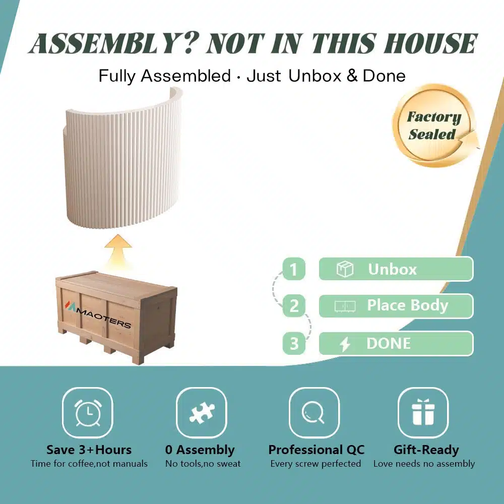 Luxury Reception Counter - Boutique & Small Business Desk