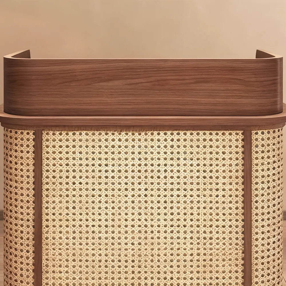 Luxury Rattan Reception Desk - Restaurant & Café Counter Luxury Rattan Reception Desk - Restaurant & Café Counter