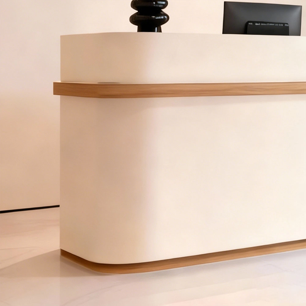 Luxury Wabi-Sabi Reception Desk - Salon & Boutique Counter Luxury Wabi-Sabi Reception Desk - Salon & Boutique Counter