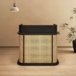 Luxury Rattan Reception Desk - Restaurant & Café Counter