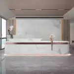 Simple Modern High-end Front Desk Reception