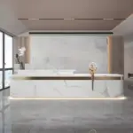 Simple Modern High-end Front Desk Reception