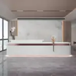 Simple Modern High-end Front Desk Reception
