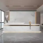 Simple Modern High-end Front Desk Reception