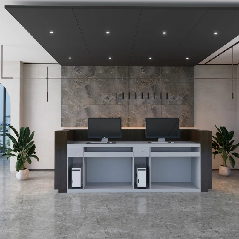 Vintage Hotel Reception Desk - Multi-Functional Bar & Retail Counter