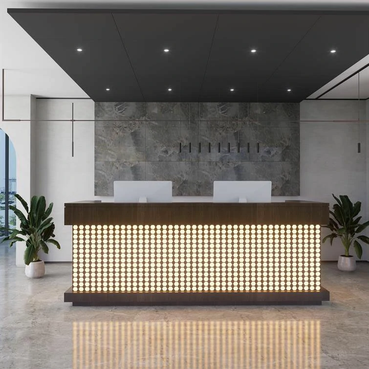 Vintage Hotel Reception Desk - Multi-Functional Bar & Retail Counter