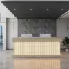 Vintage Hotel Reception Desk - Multi-Functional Bar & Retail Counter