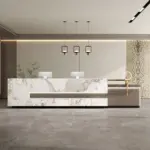 Lacquer Office Reception Desk - Hotel& Retail Counter