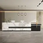 Lacquer Office Reception Desk - Hotel& Retail Counter