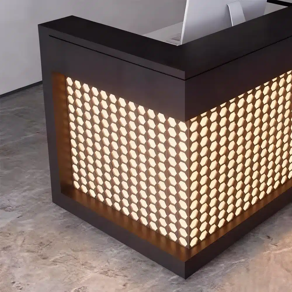 Vintage Hotel Reception Desk - Multi-Functional Bar & Retail Counter