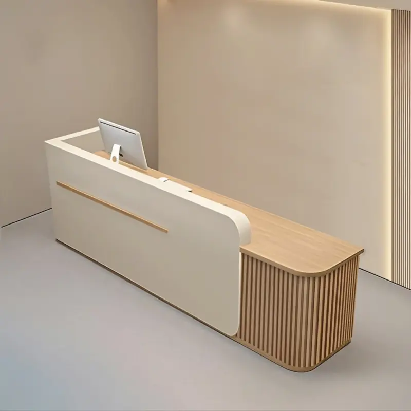 Modern Minimalist Reception Desk