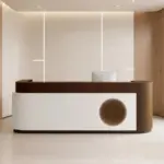 Luxury Cream Reception Desk -  Dance Studio & Boutique Counter