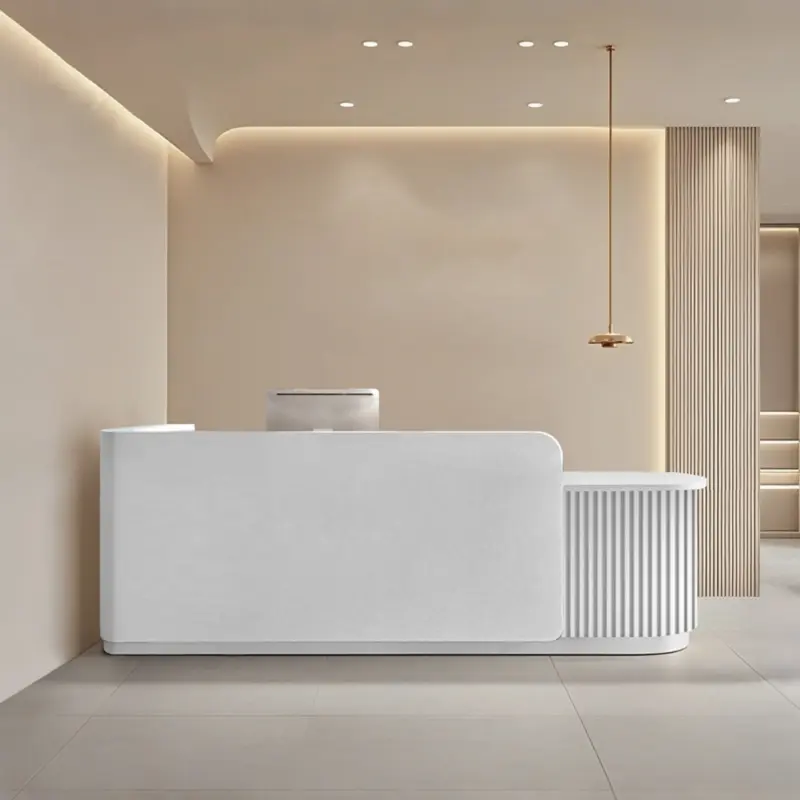 Modern Minimalist Reception Desk
