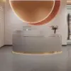 Premium Curved Reception Desks for Dental Clinics &Beauty Salons